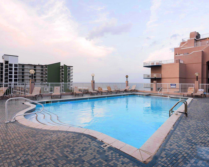 Rooftop pool with spectacular view