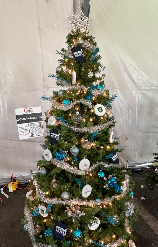 OCMD Hotels Christmas Tree at Winterfest of Lights in Ocean City, Maryland