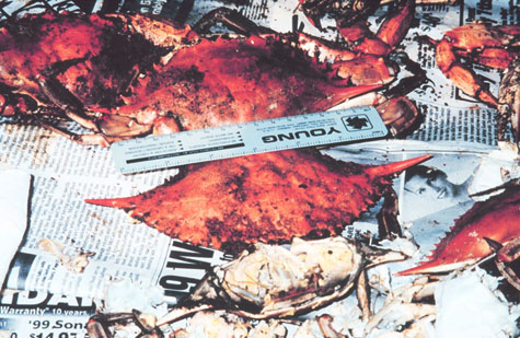 delectable cooked crabs