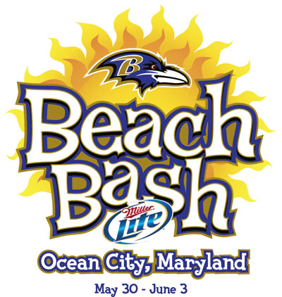Ravens Beach Bash Ocean City Md