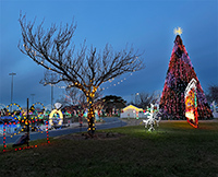 Christmas Light display in Ocean City